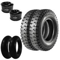 Kit 2 Pneus 750-16 12 Lonas Super Traction Maggion + Camaras + Protetores