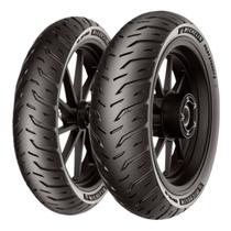 Kit 2 Pneus 90/90-18 + 80/100-18 Michelin TL Pilot Street 2
