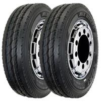 Kit 2 Pneus Aro 22,5 Xbri Mixworks F1 275/80R22,5 152/146K