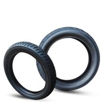 Kit 2 Pneus Black Tyres 140/70-17 e 100/80-17 Durabilidade