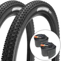 Kit 2 Pneus Maxxis CrossMark 27.5x2.10 Dobrável Kevlar e 2 Câmaras Maxxis Ultra