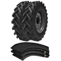 Kit 2 Pneus Trator Agricola Agrale Rural 750-16 (7.50-16) Frontiera 8l Maggion + Câmaras Kit 2 Pneus Trator Agricola Agrale Rural 750-16 (7.50-16) Frontiera 8l Maggion + Câmaras