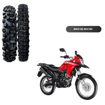 Kit 2 Pneus Trilha 110/90-17 + 90/90-19 Bros 125 150 160 XTZ XRE 190 Crosser 150 XTZ + Brlnde (Redinha)