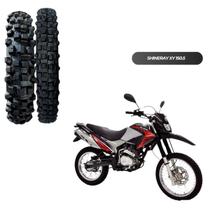 Kit 2 Pneus Trilha 110/90-17 + 90/90-19 Bros 125 150 160 XTZ XRE 190 Crosser 150 XTZ + Brlnde (Redinha)