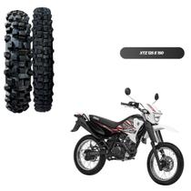 Kit 2 Pneus Trilha 110/90-17 + 90/90-19 Bros 125 150 160 XTZ XRE 190 Crosser 150 XTZ