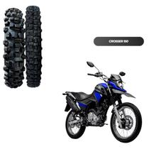 Kit 2 Pneus Trilha 110/90-17 + 90/90-19 Bros 125 150 160 XTZ XRE 190 Crosser 150 XTZ