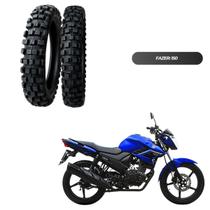 Kit 2 Pneus Trilha 90/90-18 + 2.75-18 Titan Fan YBR