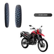 Kit 2 Pneus XTZ 125 XT 225 XRE 300 120/80-18 e 90/90-21