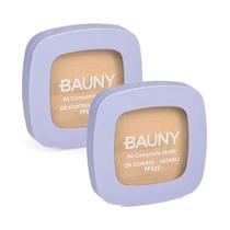 Kit 2 Pó Compacto Bauny Cor 050 10g