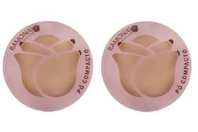 Kit 2 Pó Compacto Cor 01 Translúcido 10gr - Ramona Make Up