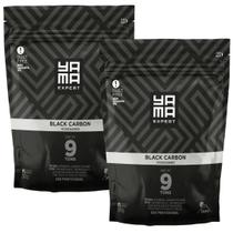 Kit 2 Pó Descolorante Black Carbon Profissional 9 Tons Efeito Rápido Yama Refil 300g