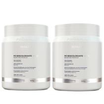 Kit 2 Pó Descolorante Branco Abre até 9 tons 500g ProHall