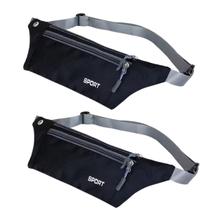 kit 2 Pochete Corrida Celular Exercicios Academia Impermeavel Slim doleira segurança chaves