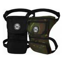 Kit 2 Pochetes Unissex Cartucheira Bag Perna Uso Diversos 1 de cada cor