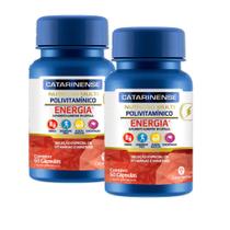 Kit 2 Polivitamínico Multi Energia Catarinense 60 Cápsulas