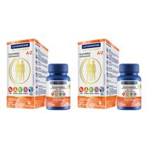 Kit 2 Polivitamínico Vitamina Multi A-Z 60 Cps - Catarinense Kit 2 Polivitamínico Vitamina Multi A-Z 60 Cps - Catarinense