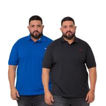 Kit 2 Polo Plus Size Ridens Dupla Elegância Aproveite Agora