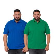 Kit 2 Polo Plus Size Ridens Dupla Elegância Aproveite Agora