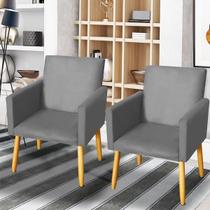 Kit 2 Poltrona Decorativa Nina Para Sala De Estar, Poltrona Para Recepção E Sala De Espera, Poltrona Para Consultório Kit 2 Poltrona Decorativa Nina Para Sala De Estar, Poltrona Para Recepção E Sala De Espera, Poltrona Para Consultório