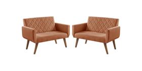 Kit 2 Poltronas 2 Lugares Anabelle Unidecor