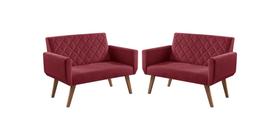 Kit 2 Poltronas 2 Lugares Anabelle Unidecor