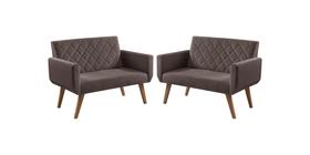 Kit 2 Poltronas 2 Lugares Anabelle Unidecor