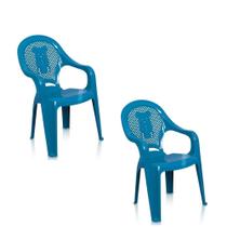 Kit 2 Poltronas Cadeira Decorada Infantil 58x26cm Teddy - ANTARES