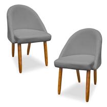 Kit 2 Poltronas Cadeira Lua Sala de Jantar - Leo Decor