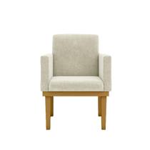 Kit 2 Poltronas Cadeira Reforçada - Escritório Recepção Bege Desenho do tecido:Suede Bege Kit 2 Poltronas Cadeira Reforçada - Escritório Recepção Bege Desenho do tecido:Suede Bege