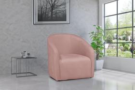 Kit 2 Poltronas Decorativa Julia Veludo Rosa - LM DECOR