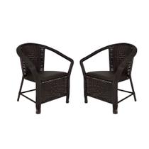 Kit 2 Poltronas Navegantes Fibra Sintética Acesse Móveis