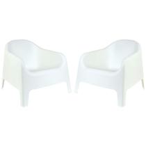 Kit 2 Poltronas Skarpo - Branco
