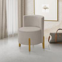 Kit 2 Poltronas Verona Orgânica Retro Bege Kit 2 Poltronas Verona Orgânica Retro Bege