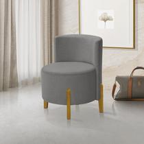 Kit 2 Poltronas Verona Orgânica Retro Cinza Escuro