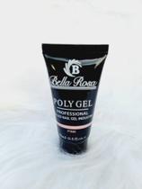 Kit 2 Polygel Bella Rosa Para Alongamento De Unha Em Gel