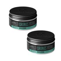 KIt 2 Pomada Cabelo Cera Cronos Moderada Macho Landia 86g