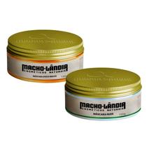 Kit 2 Pomada Capilar Efeito Brilho E Seco Macholândia 130g Kit 2 Pomada Capilar Efeito Brilho E Seco Macholândia 130g