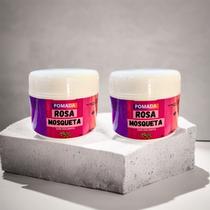 Kit 2 Pomada clareador e Hidratante facial Rosa Mosqueta 30g