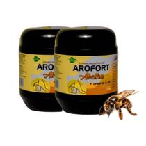 Kit 2 - Pomada Massageadora Arofort Abelha 240g - Aroeira Cosmética - Alívio e Relaxamento