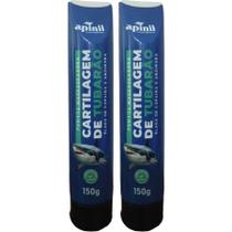 Kit 2 Pomada Massageadora Cartilagem de Tubarão Óleos de Copaíba e Andiroba