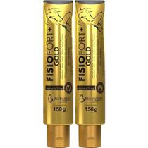 Kit 2 Pomada Massageadora Fisiofort Gold Arnica Copaiba 150G