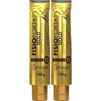 Kit 2 Pomada Massageadora Fisiofort Gold Arnica Copaiba 150g