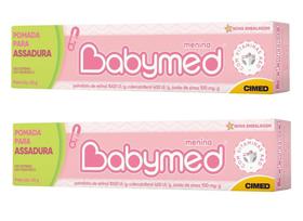 Kit 2 Pomada Para Assadura Babymed Menina 45g - Cimed