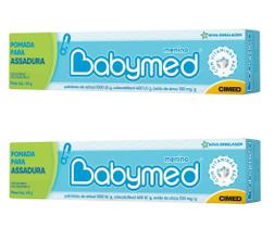 Kit 2 Pomada Para Assadura Babymed Menino 45g - Cimed