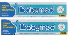 Kit 2 Pomada Para Assaduras Babymed Azul 45g - Cimed