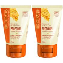 Kit 2 Pomada Propomel Própolis e Mel 30g Bio Extratus Kit 2 Pomada Propomel Própolis e Mel 30g Bio Extratus