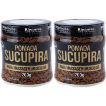 Kit 2 Pomada Sucupira 200g Para Desconforto Muscular Coluna