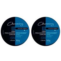 Kit 2 Pomadas Charming Fixacao Normal 50g Cless proporciona fixacao definicao e controle do frizz