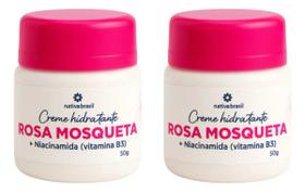 Kit 2 Pomadas Creme Rosa Mosqueta Clareadora Manchas Rosto Kit 2 Pomadas Creme Rosa Mosqueta Clareadora Manchas Rosto