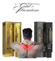 Kit 2 Pomadas Fisiofort Gold + Premium Alivio Corporal 300g Kit 2 Pomadas Fisiofort Gold + Premium Alivio Corporal 300g